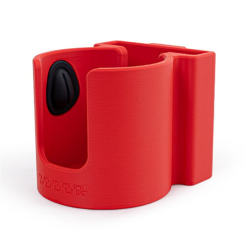 Aluminum Profile Multifunctional Water Cup Bracket Simulates Racing Flight Simulator Aluminum Profile Bracket Red