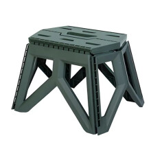 Tabouret Pliable Portable pour Activités de Plein Air - Chaise à Forte Capacité de Charge pour Camping, Pêche, Plage, Vert