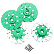 4pcs Aluminum Alloy Brake Disc Wheel Rim Box Hex Adapter 12mm for R34 Sakura D4 1/10 -Road Racing Rc Car Parts