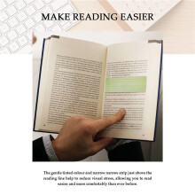 16 Pieces Guided Reading Highlight Strips Colored Overlays Bookmark Reading Tracking Rulers with  for Dyslexia, ADHD