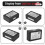 Car Front View Camera Switcher Parking Camera Converter Front Rear View Video  Channel Control Box 7