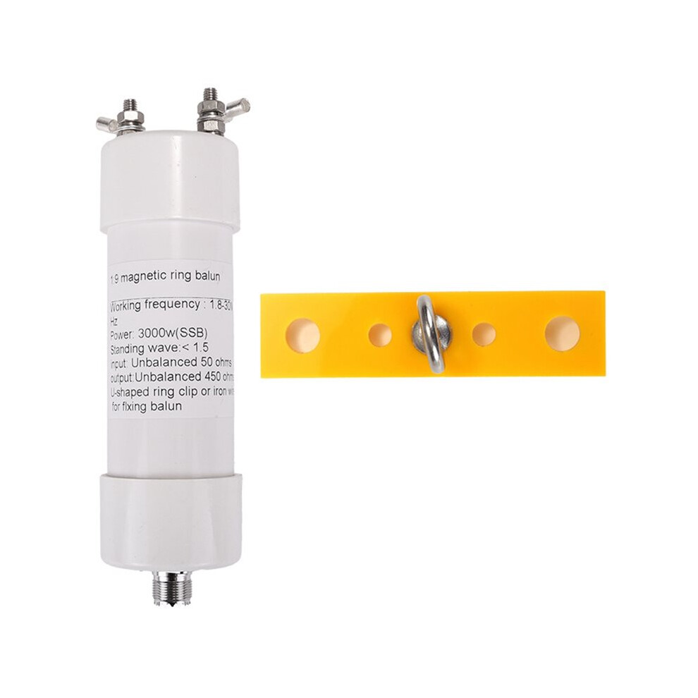 1:9 Balun Antenna 3000W Shortwave Antenna Impedance Transformer Input 50Î© To Output 450Î© For Cw/Ssb/Fm/Am 4712257231361