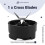 Accessorio Blend Compatibile per  BLSTPB, per BLSTPB2 Blend 250W Portacoltelli Juicer Cup, Nero 2