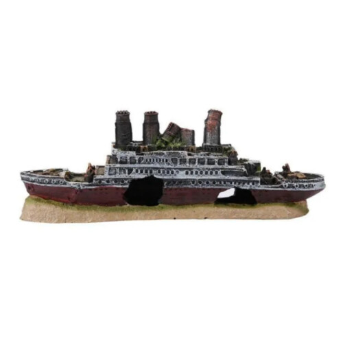 Aquarium decoration - Titanic - Wreck - Non-toxic plastic - Realistic simulation - Landscaping 1