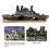 Aquarium decoration - Titanic - Wreck - Non-toxic plastic - Realistic simulation - Landscaping 5