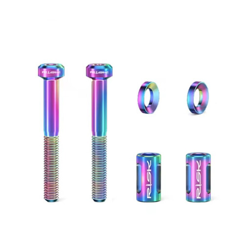 RISK Vis de Fixation M5x40mm pour Support de Compteur de Vélo (Route/VTT) - Potence - C
