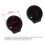 2set 3.5 Inch Car Midrange Speaker Base Car Horn Modified 3-Way Speaker Bracket Car 3-Way Frequency Mold Bracket 8