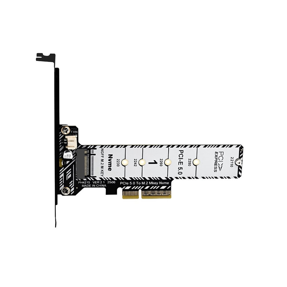M.2 Nvme Ssd To Pcie X4 Adapter Expansion Card For 2230 2242 2260 2280 22110 Ssd Pcie 5.0 Ph4215l Full-Height Bracket 4713646179608