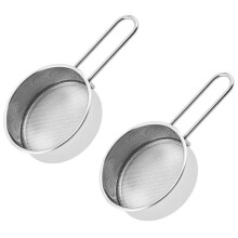 Stainless Steel Flour Sieve Handheld Small Sieve Household Kitchen Mesh Sieve for Sugar Flour Powder and Spices