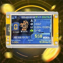 658KH/S NMMiner NerdMiner Bitcoin Crypto Solo Miner 2,8 Inch  Display NerdMiner Geüpgraded 658KH/S Harshrate