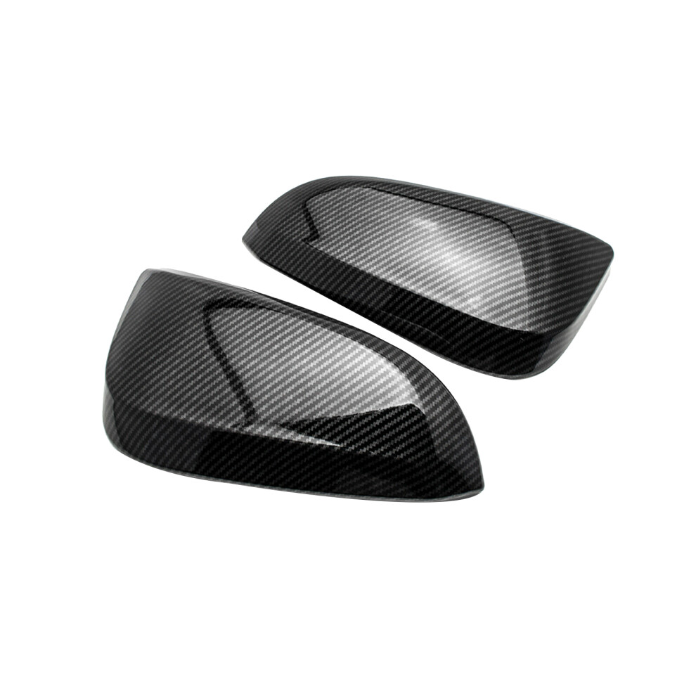 Carbon Fiber Side Rear View Mirror Cover Cap Decor Trim For Hilux Revo Vigo Fortuner Highlander Rav4 Innova 4714202372419