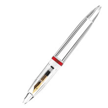 Penna Stilografica Pennino 0,5 Mm con Contagocce Penne Trasparenti Ad Alta Capacità Forniture Scolastiche per Ufficio per Regali di Scrittura per