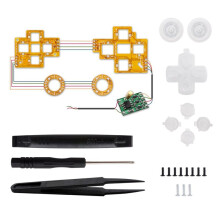 6 Kleuren DIY-Lichtbord voor PS5-Gameconsole Verlichte D-Pad Duimknoppen Gezichtsknoppen (DTF) LED-Set voor 5