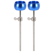 2Pcs Bass Drum Pedal Beater Aluminum Alloy Hammer Percussion Instrument Accessory Parts,