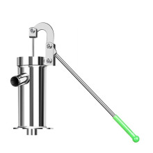 Suction Pump, Stainless Steel Manual Water Jet Pump Domestic Well Hand Shake Suction Pump Groundwater for Home Garden
