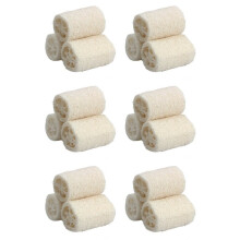 18PCS Naturel Luffa Douche Eponge Scrubber (Large)