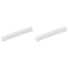 2X ÉCrou de Basse pour Os Courbé Fendu pour 4 Cordes  PB Precision Jazz Bass, 4.2X3.