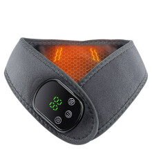 Electric Heated Neck Brace Wrap 5 Levels Temperature Adjust Hot Compress Neck Massager Thermal Warmer Heating Pad
