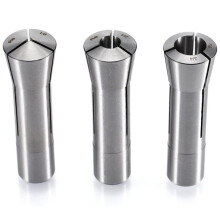 Jeu de Pinces R8, 3 Pièces, 1/8", 1/2", 3/4", Acier au Carbone, Filetage 7/16"-20, pour Fraiseuse et Porte-Mandrin.