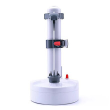 Multifunction Electric Peeler for Fruit Automatic Stainless Steel Peeler Kitchen Potato Cutter Machine-White