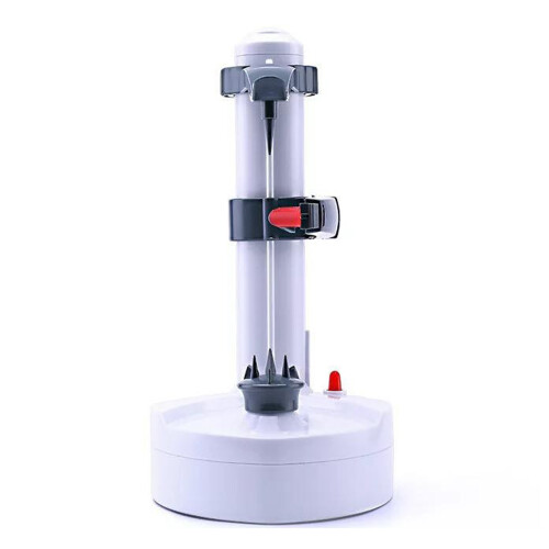 Multifunction Electric Peeler for Fruit Automatic Stainless Steel  Peeler Kitchen Potato Cutter Machine-White
