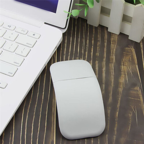 Mouse  4.0 Touch - Mouse Pieghevole Morbido Silenzioso per Ufficio per PC Portatile Bianco