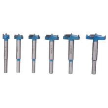 Forstner Borrsats, 15-40 Mm 6 St HåRdmetall Forstner Borrkronor HöGhastighetståL TräVerktyg