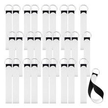 30 PièCes Sublimation Blank Wristlet Lanyards Strap Wristlet Keychain Wrist Lanyard Keychain Holder