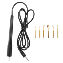 Dental Electric Waxer Tips Wax Carving Knife Penna TillbehöR (1 Penna och Tips)