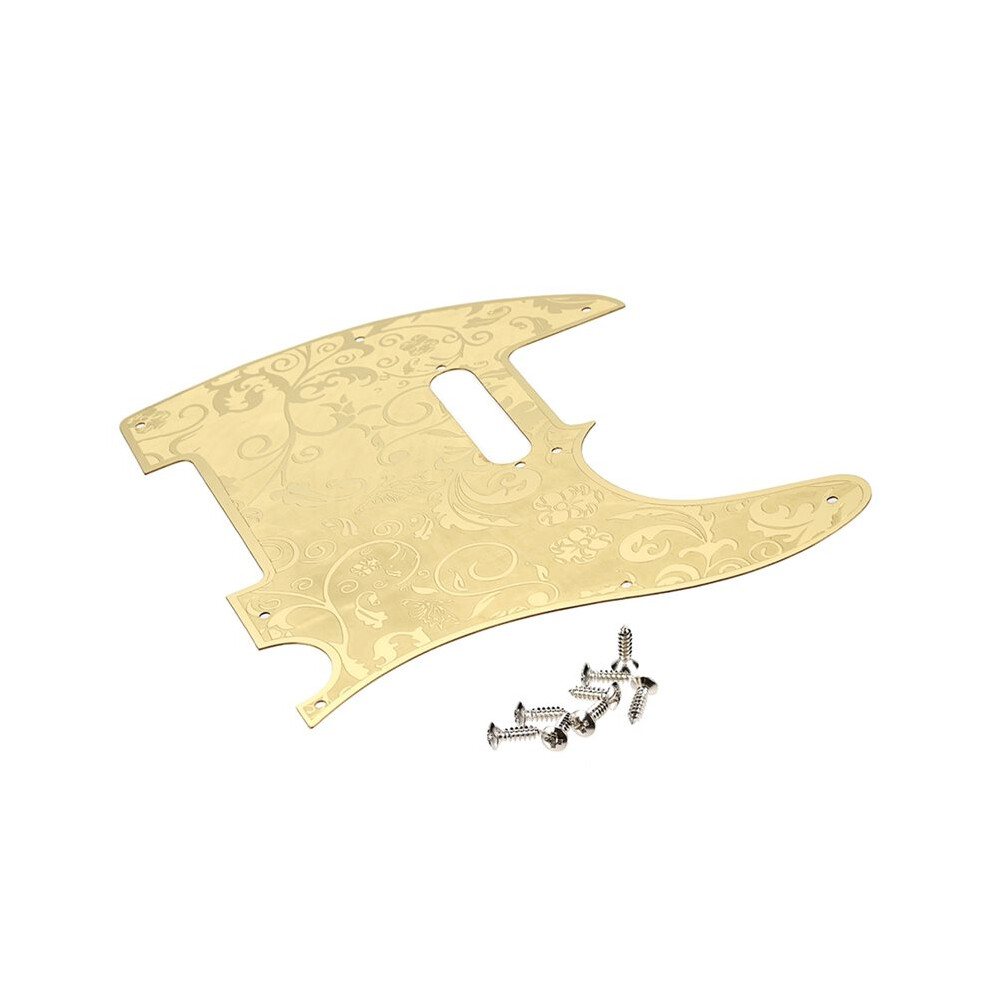 8 Hole Tl Guitar Pickguard Stainless Steel Pick Guard Scratchplate For Tele Style Electric Guitar 4712339035627