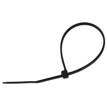 2.5mmx150mm auto-Lock Elettrico Cavo Zip cavo Fisso Fascette Nero x 100