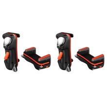 4X Sei  per  Game Trigger per PUBG Gaming Controller L1 R1 Pulsante Chiave nel Lega per Android Gamepad Joystick (Arancione)