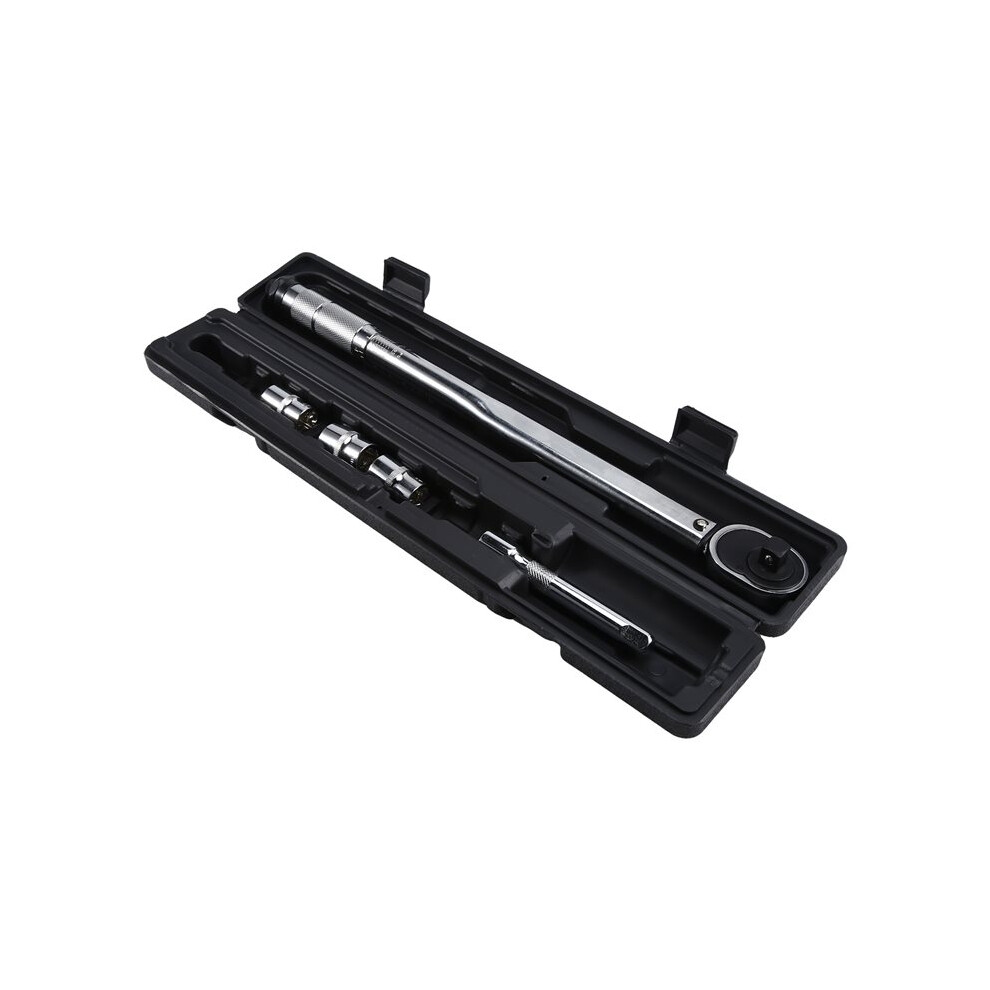5Pcs Torque Wrench Set Adjustable Wrench Tool Kit For Car Repair Maintenance Garage Mechanical With Extension Sockets 4713774014185