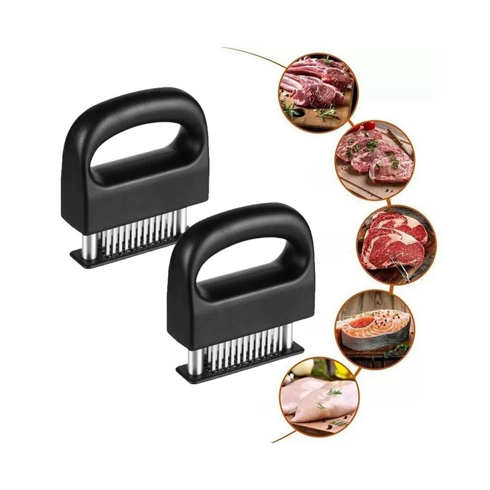Meat Tenderizer 48-Prong Stainless Steel Beef Tenderizer Steak Tenderizer Meat Mallet For Barbecue Effort-Saving Home 4712893063555
