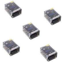 5X Transformateur AC 100V 240V A 5V 5A 25W Transformateur de Tension Commutateur Alimentation pour Bande de LED