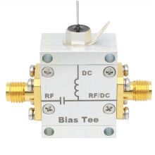 Té de Polarisation CC 50 Ohms 0,01-6 GHz avec Rétroaction RF, Blocage CC à Courant Élevé, Connecteur SMA Femelle-Femelle