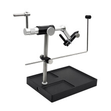 Fly Tying Set Vise and Pedestal 360 Rotation Fly Making Tool Fishing Fly Tieing Tools Adjustable Device Hook Tie Table