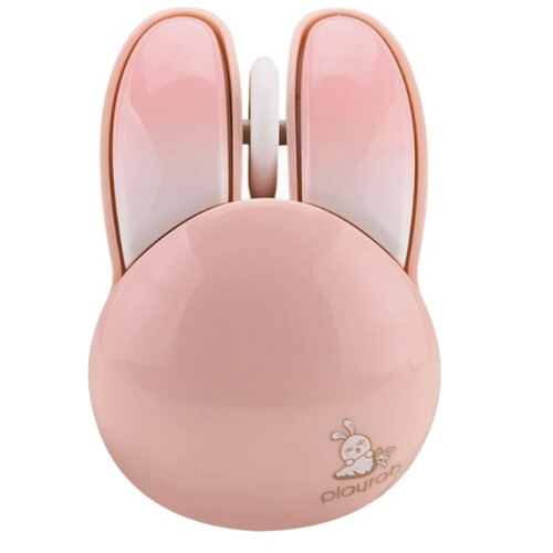 Wireless Silent Mouse, Cute Rabbits Design, 2.4 GHz USB  Receiver Optical Mouse for Laptop, PC, Computer, Notebook