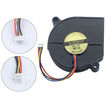 2X Double  Turbo Fan 5015 Cooling Fan for Flashforge Adventurer 5M Pro Extruder Hotend Rapid Cooling Fan