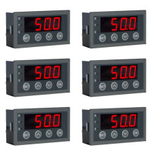 6X Compteur D'Affichage NuméRique 0-10 V 0-20MA 2-10 V 4-20MA Table D'Affichage D'EntréE Analogique TêTe D'Affichage NuméRique avec Version RS485
