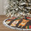 Weihnachtsbaumrock mit Fransen und Spitze, 91 cm (36 Zoll), Polyester 3