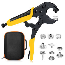 Snap Kit Fastener Tools: Adjustable Snap Pliers for Fabric Boat Cover Canvas Repair Kit, Marine Snaps Stainless Steel B