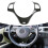 2X Coprivolante Decorativo per Interni Auto per  Serie 3 E90 E92 E93 2005-2012 LHD 3