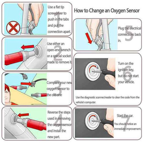 2X 0258006499 Lambda Probe O2 Oxygen Sensor Fit for   Astra G H Corsa C D Combo Meriva Corsavan Mk 1