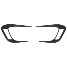 Pour Vitara 2016-2020 Auto Avant Antibrouillard Couverture Gril Feux de Jour Cadre Garniture ABS Autocollant Décoratif