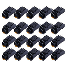 20X PYF14A DIN Schiene Power Relais Sockel Basis 14 Pin Fuer MY4NJ HH54P MY4