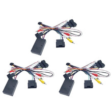 3X Car 16PIN Audio Power Cord Radio Wiring Harness with Canbus Box for Focus F150 Ranger 2012-2015