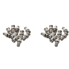 BNC Male to F Female CCTV Camera Coax Cable Connector (Pack of 20)