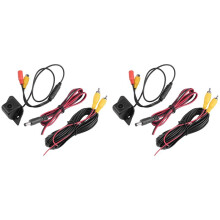 2X Car Reversing Rear View Camera Backup Parking Kit Fit for Prius 2012