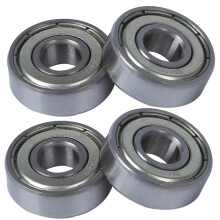 4 Pcs Blindage Unique 608Z Miniature Roulements rigides a billes